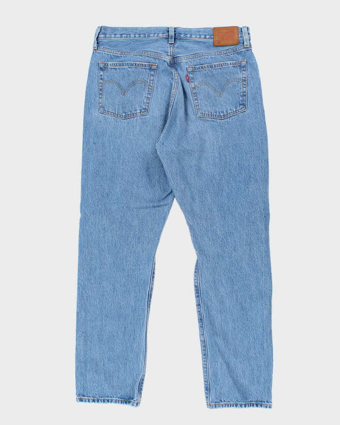 Mens Blue 501 Levi's Distressed Jeans - W34 L28