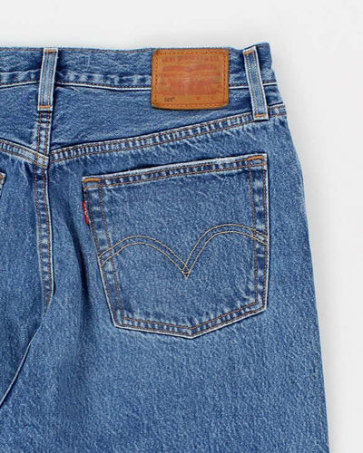Mens Blue 501 Levi's Distressed Jeans - W32 L27