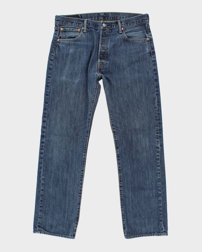Mens Blue 501 Levi's Jeans - W34 L29