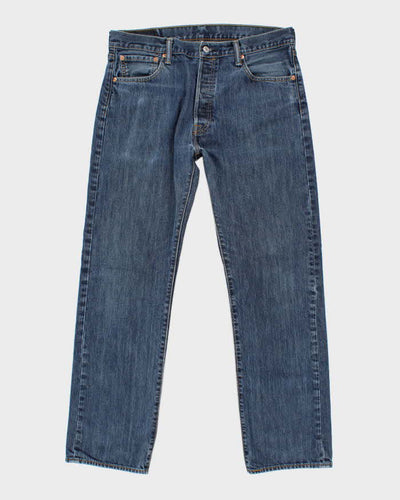 Mens Blue 501 Levi's Jeans - W34 L29
