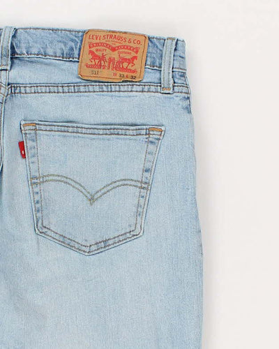 Mens Blue 511 Levi's Jeans - W33 L29