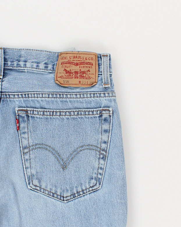 Mens Blue 516 Levi's Jeans - W33 L29