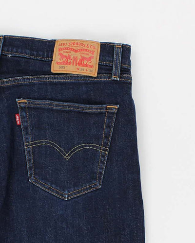 Mens Blue 505 Levi's Jeans - 34