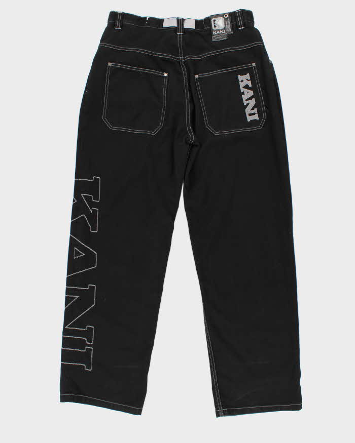 Vintage 90s/00s Karl Kani Black Jeans - W35 L33 – Rokit