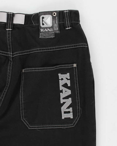 Vintage 90s/00s Karl Kani Black Jeans - W35 L33