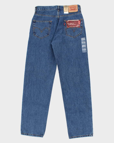 Deadstock Mens Blue Relaxed Fit Levi's Jeans - M