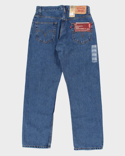 Deadstock Mens Blue Levi's Straight Leg Jeans - W31 L30