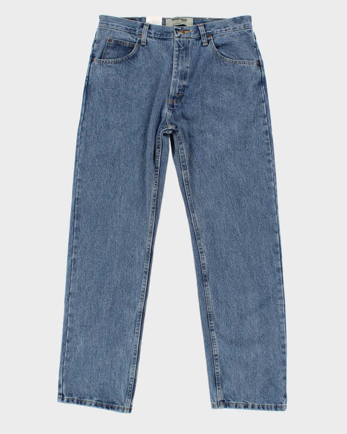 Deadstock Mens Wrangler Blue Straight Leg Jeans - M