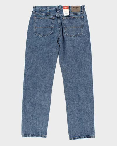 Deadstock Mens Wrangler Blue Straight Leg Jeans - M