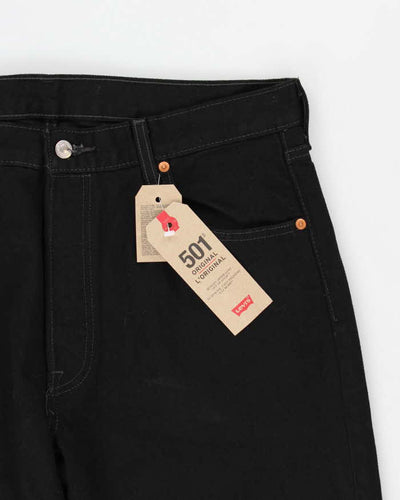 Deadstock Men's 501 Black Levi's Jeans - 36