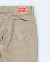 Levi's 511 White Tab Beige Jeans - W34 L34