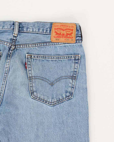 00s Levi's 505 Light Wash Jeans -W34 L36