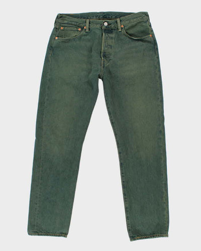 Levi's 501 Green Jeans - W34 L32