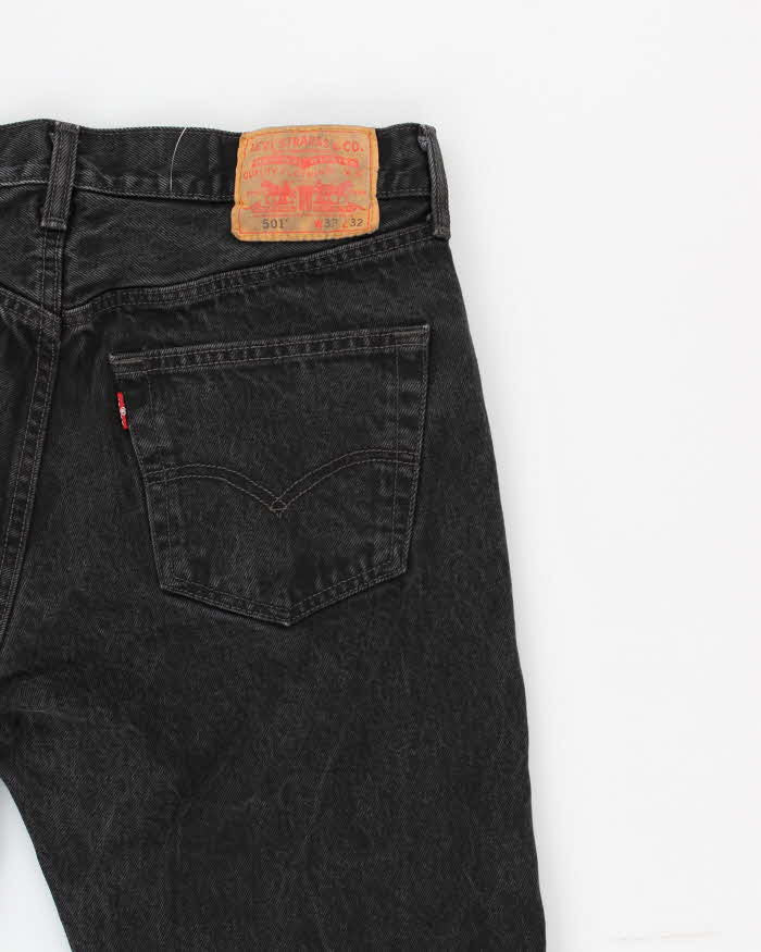 00s Levi's 501 Black Jeans - W33 L32
