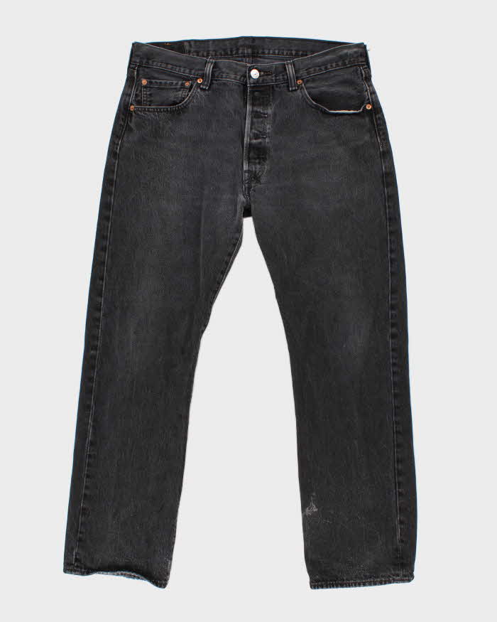 Vintage Levi's 501 Faded Black Jeans - W35 L30