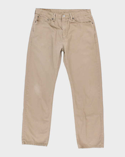 Levi's 505 White Tab Brown Trousers - W36 L32