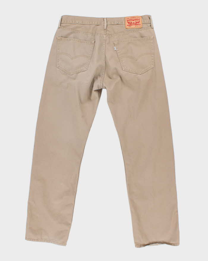 Levi's 505 White Tab Brown Trousers - W36 L32