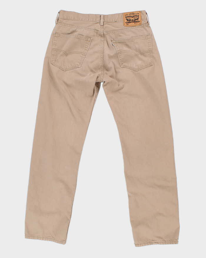 Levi's 505 White Tab Brown Trousers - W32 L32