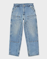 Vintage 90s Carhartt Double Knee Workwear Light Wash Jeans - W36 L33