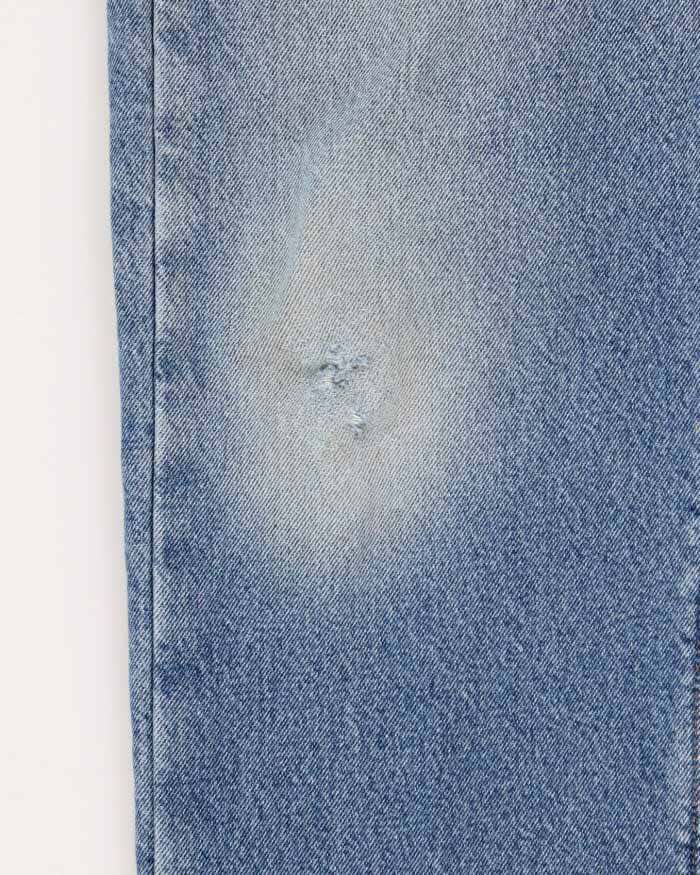00s Carhartt Flannel Lined Medium Wash Jeans - W32 L35