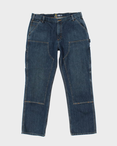 00s Carhartt Double Knee Dark Wash Workwear Jeans - W38 L32