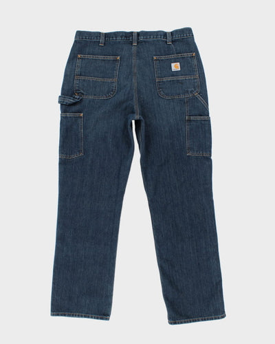 00s Carhartt Double Knee Dark Wash Workwear Jeans - W38 L32