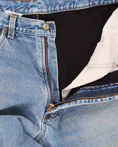 00s Carhartt Light Wash Faded Fleece Lined Jeans - W36 L30