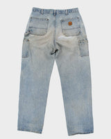 Vintage 00s Carhartt Thrashed Double Knee Workwear Jeans - W36 L34