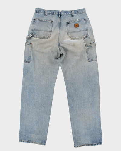 Vintage 00s Carhartt Thrashed Double Knee Workwear Jeans - W36 L34
