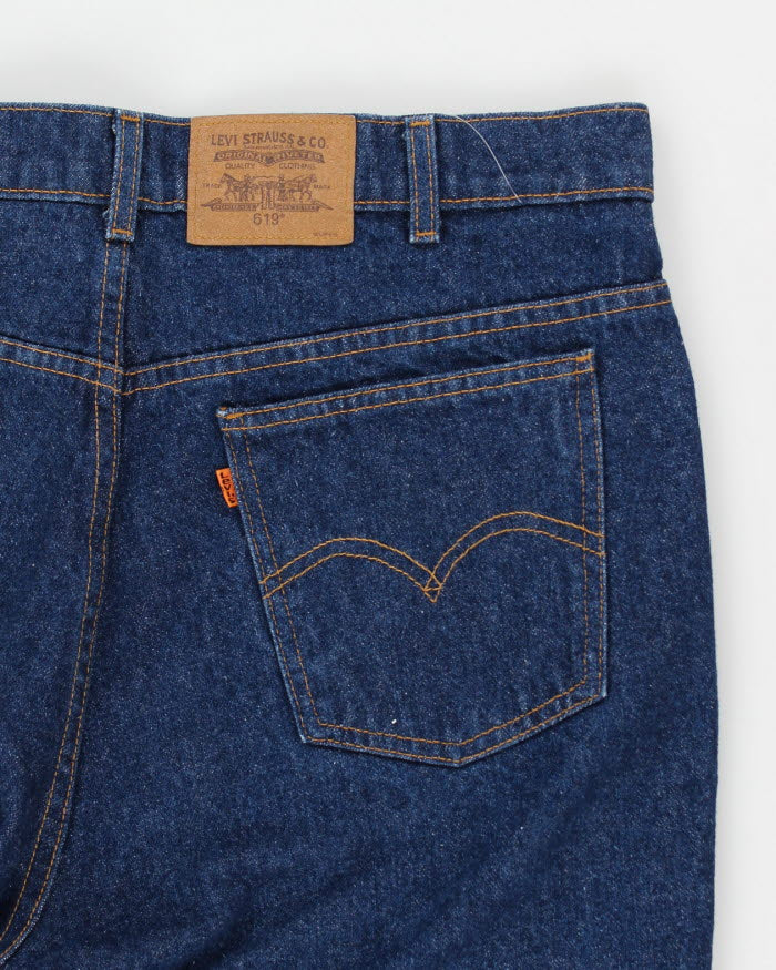 Vintage Levi's 619 Orange Tab Dark Wash Jeans - W38 L27