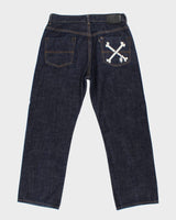 Vintage Y2K Double Knee Indigo Jeans - W30 L26