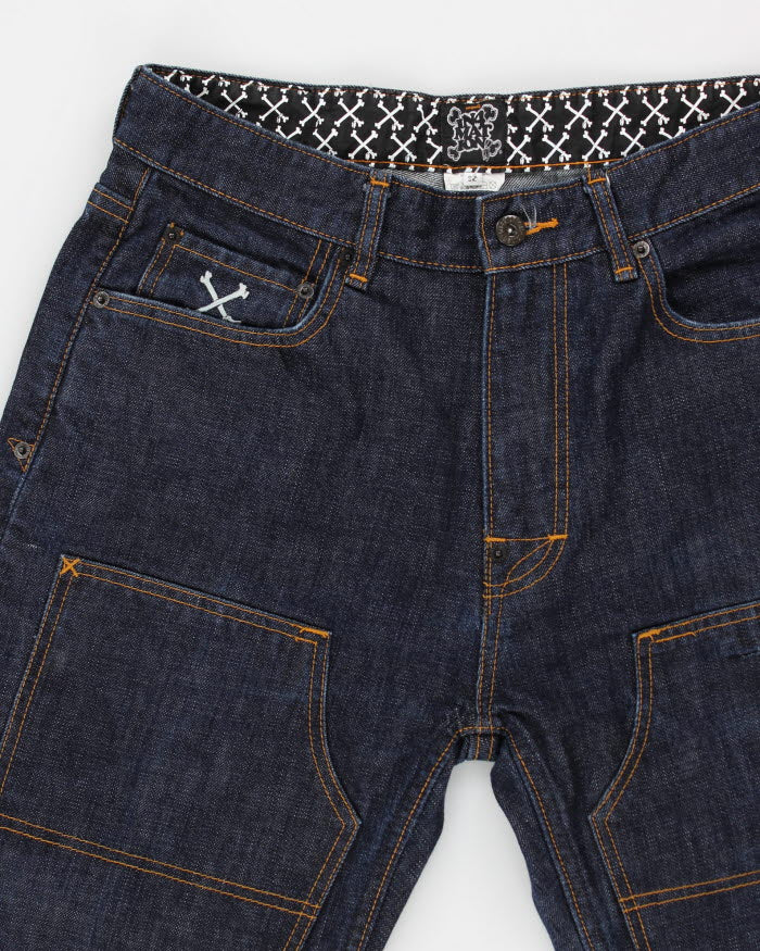 Vintage Y2K Double Knee Indigo Jeans - W30 L26