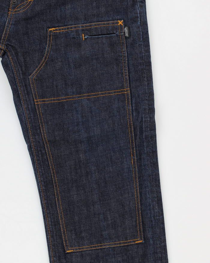 Vintage Y2K Double Knee Indigo Jeans - W30 L26
