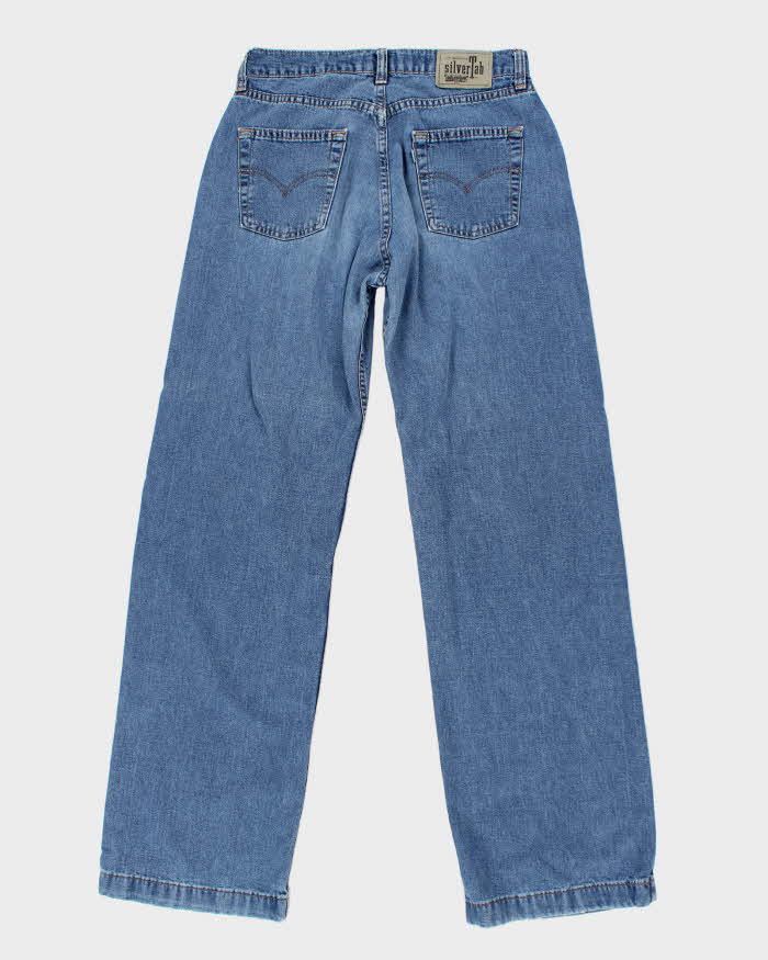 Levi’s Silvertab LOOSE W34 L30 【12】 Vintage Levi's Silver Tab Wide Leg Jeans - W30 L34 – Rokit