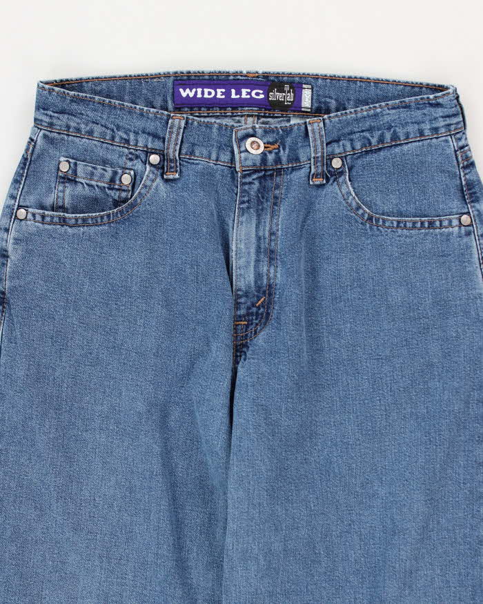 Vintage Levi's Silver Tab Wide Leg Jeans - W30 L34 – Rokit