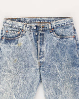 Men's Vintage Levi's 501 Acid Wash Jeans - W26 L29