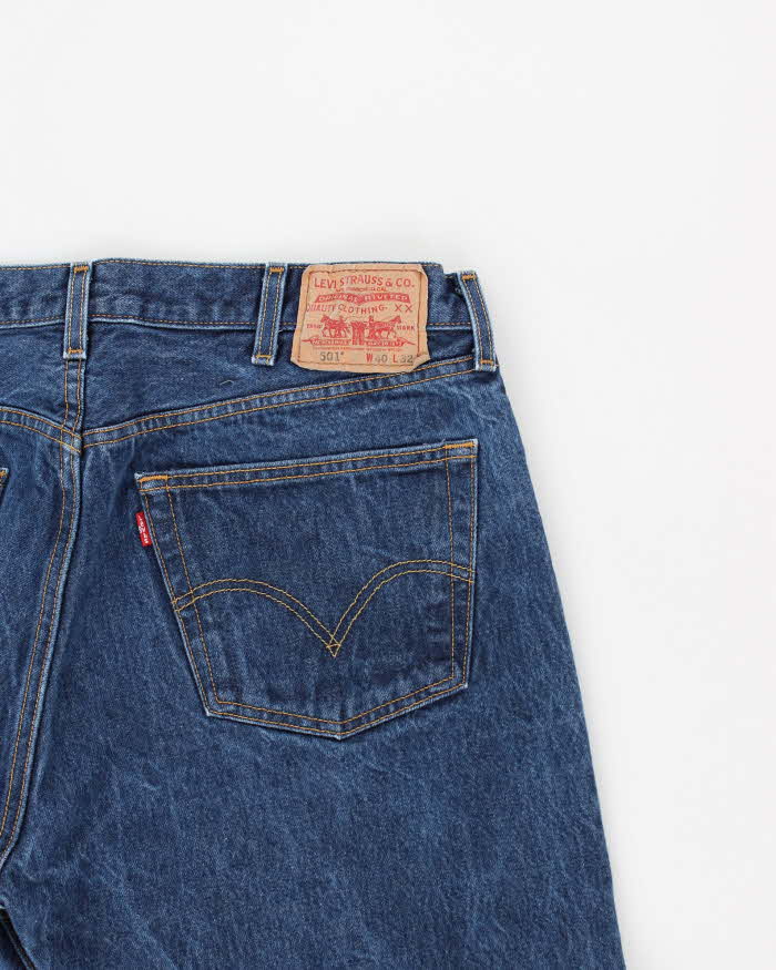 Men's Vintage Levi's 501 Dark Wash Jeans - W36 L27