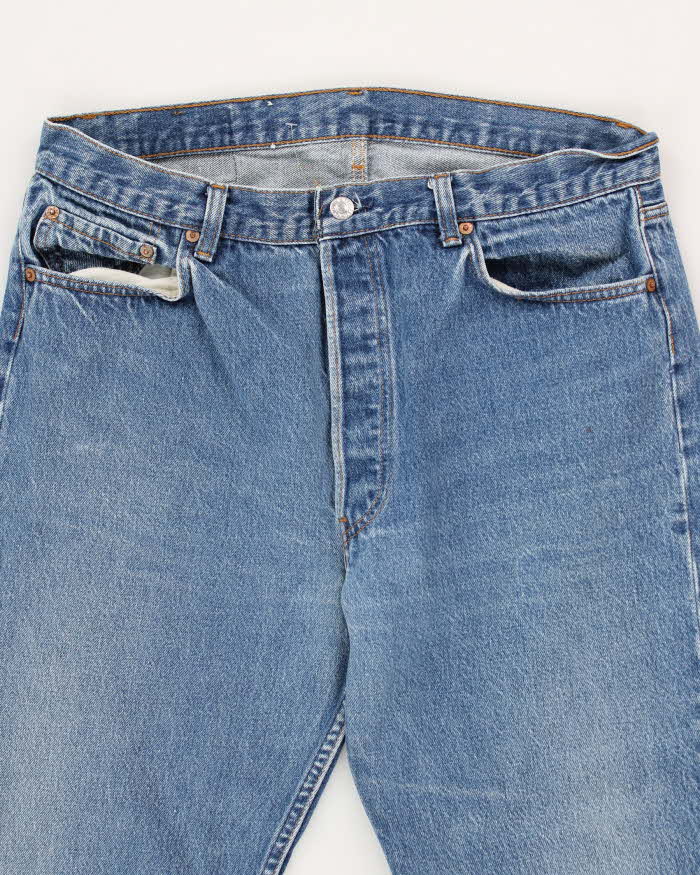 Men's Vintage Levi's 501 Medium Wash Jeans - W32 L32