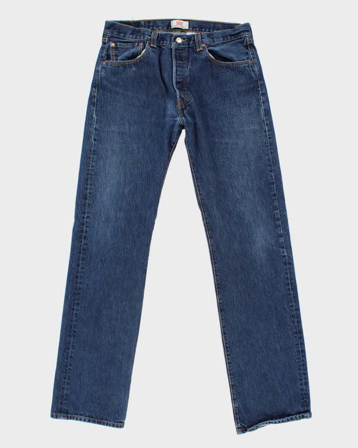 Men's Vintage Levi's 501 Dark Wash Jeans - W32 L33