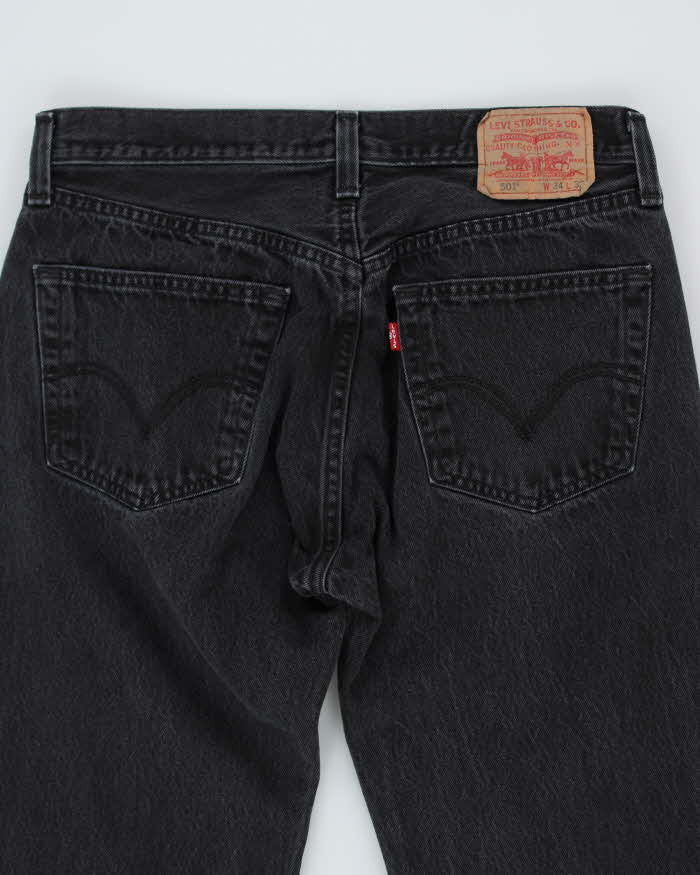 Vintage Levi's 501 Black Jeans - W34 L32