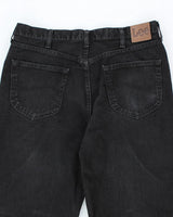 Vintage Lee Relaxed Fit Dark Wash Jeans - W36 l28