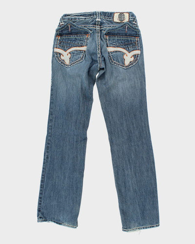 Vintage Y2K Laguna Beach Gothic Light Wash Jeans - W28 L33