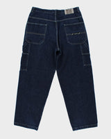 Vintage 90's Wide Leg Marithe Francois Girbaud Dark Wash Jeans - W34 L30