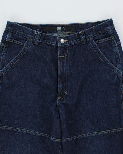 Vintage 90's Wide Leg Marithe Francois Girbaud Dark Wash Jeans - W34 L30