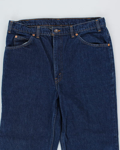Vintage Levi's Orange Tab 517 Straight Fit Dark Wash Jeans - W32 L28