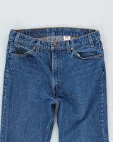 Vintage Levi's Orange Tab 517 Straight Fit Medium Wash Jeans - W35 L28
