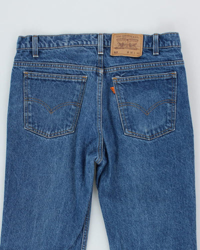 Vintage Levi's Orange Tab 517 Straight Fit Medium Wash Jeans - W35 L28
