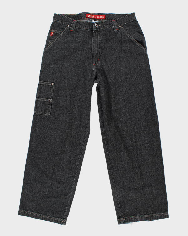Vintage 90's Guess Jeans Wide Carpenter Style Jeans - W32 L28