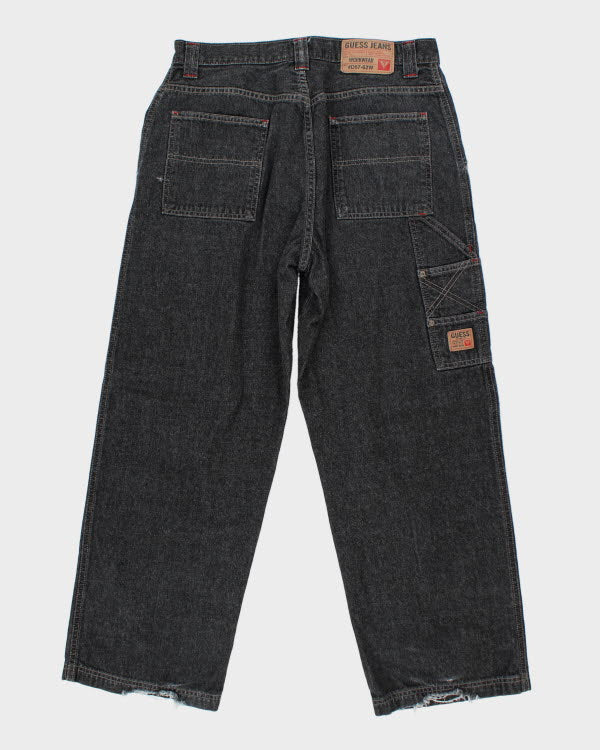 Vintage 90's Guess Jeans Wide Carpenter Style Jeans - W32 L28