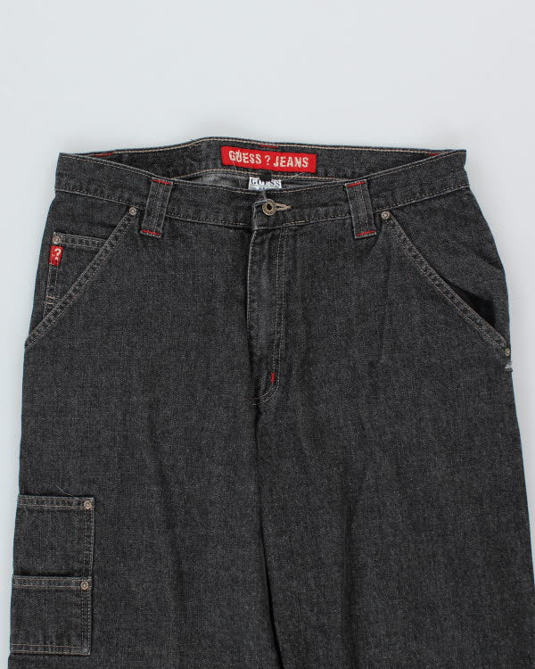 Vintage 90's Guess Jeans Wide Carpenter Style Jeans - W32 L28